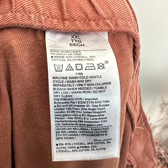 BANANA REPUBLIC 2025 Super-Soft Soma Mid-Rise Wide-Leg Pant Red Clay Sz XXL {R5} - Picture 7 of 8